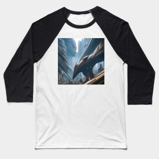 alien sci-fi art design Baseball T-Shirt